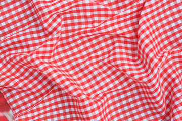 red fabric background