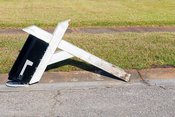 mailbox and post hurricane michael