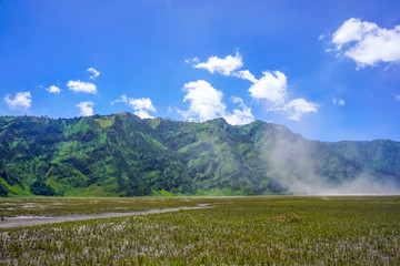 Wasteland on the way to Bromo volcano