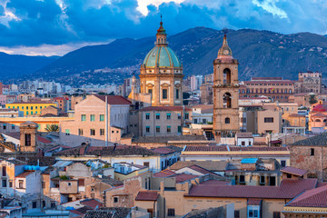 Fototapeta premium Palermo. Aerial view of the city.