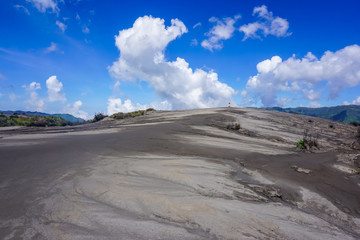 In the crater of Batok volcano