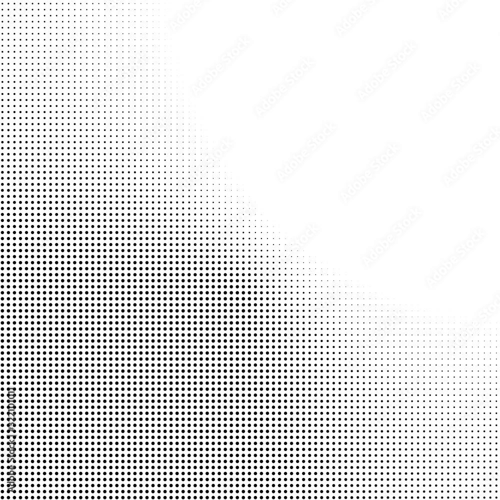 Poster abstract halftone background in black and white. dotted vector pattern