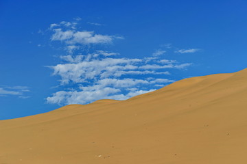 Fototapeta na wymiar Sand dunes. Highlands of Peru.