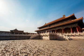 The Forbidden City  is a very famous landmark in Beijing, and was one of the UNESCO world heritage list in 1987