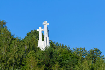 Monument of Three Crossesin Riga