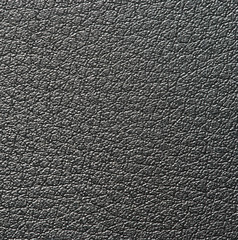 Texture of artificial leather, black, close-up
