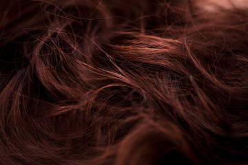 Background concept for a barber or beauty salon natural brown hair