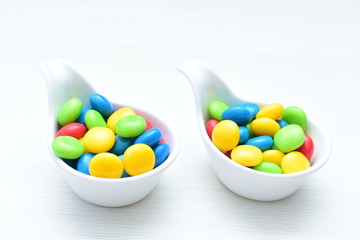 colorful candies with a lot of flavor