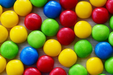 colorful candies with a lot of flavor