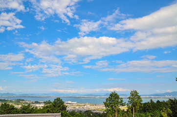 琵琶湖南部周辺の風景