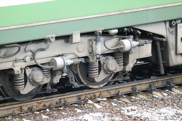 Fototapeta premium train close up