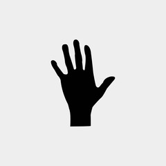 Fototapeta na wymiar hand icon vector illustration and symbol for website and graphic design