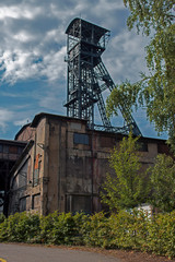 Old ironworks a very sad place . Ostrava - Vitkovice.