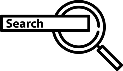 keyword icon, vector line illustration © Graphic&Illustration