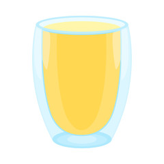 Isolated object of juice and glass icon. Web element of juice and sugar stock symbol for web.
