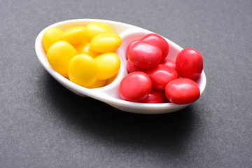 colorful candies with a lot of flavor