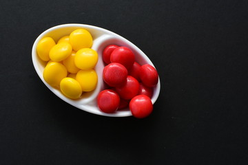 colorful candies with a lot of flavor