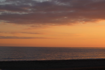 Obraz premium sunset at the beach