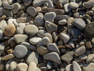 Gray river stone as background