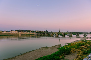 panoramic view of the town and the creek