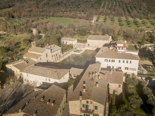 Obraz premium Le teme di Bagno Vignoni