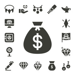 treasure icon set
