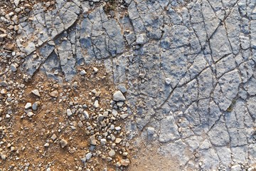 Rough stone surface as background texture