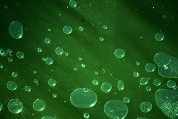  air bubbles under ice abstract coloured