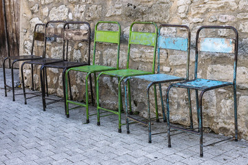 vecchie sedie
