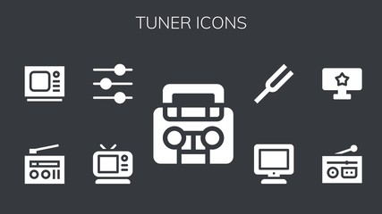 tuner icon set