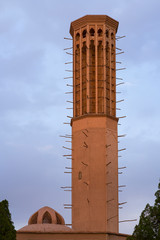 Tallest tower of wind, Dolat Abad Garden, Yazd, Iran, Western Asia, Asia, Middle East