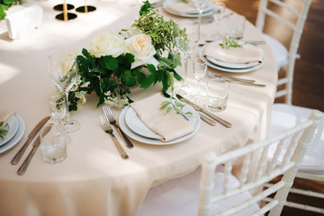 elegant table setting