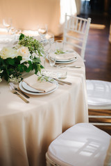 elegant table setting