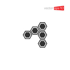 Honeycomb Icon Design Vector Template