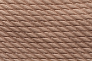 Texture of brown leather as background, closeup