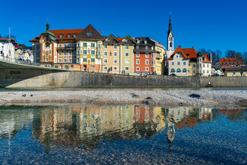 Die Altstadt von Bad Tölz an der Isar