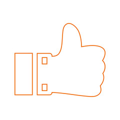 Like icon, Favorite, hand like sticker