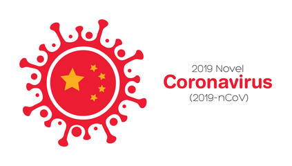 Novel coronavirus (2019-nCoV). Wuhan virus disease,  virus infections prevention methods infographics. Logo, symbol & Background.