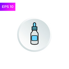 Medicine Bottle icon template color editable. Drugs medical symbol logo vector sign isolated on white background illustration for graphic and web design.