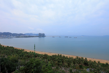 Sanya Bay Scenery, Sanya City, Hainan Province, China