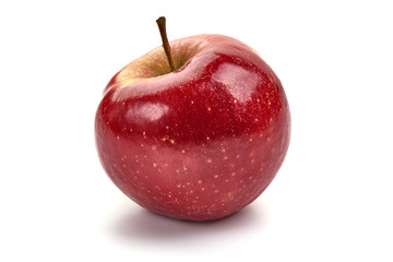 Red delicious apples, isolated on white background