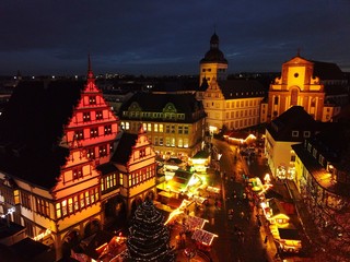 Paderborn aerial townhall 