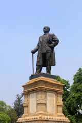 Fototapeta premium Sun Yat-sen Statue in Zhongshan Memorial Hall, Guangzhou, Guangdong Province, China