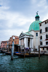 Fototapeta na wymiar Italy, Venice historical tourism town near the sea 