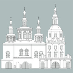 church architecture in the city of Bryansk in Russia