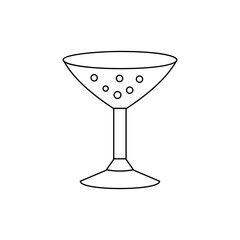 Cocktail drink icon. Simple line, outline vector elements of prize icons for ui and ux, website or mobile application