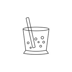 Whiskey drink icon. Simple line, outline vector elements of prize icons for ui and ux, website or mobile application