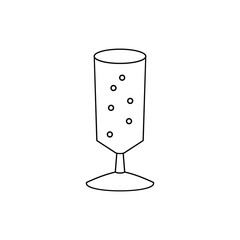Wine drink icon. Simple line, outline vector elements of prize icons for ui and ux, website or mobile application
