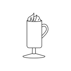 Peppermint cocktail icon. Simple line, outline vector elements of prize icons for ui and ux, website or mobile application