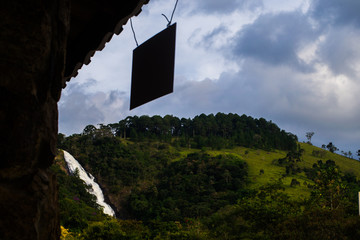 tower in the mountains